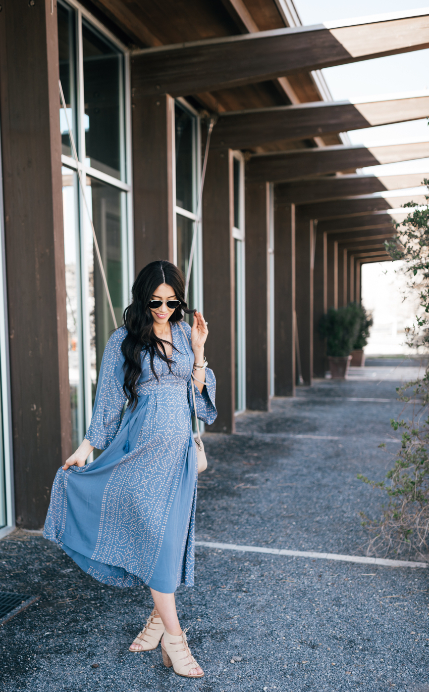 free people modern kimono maxi dress