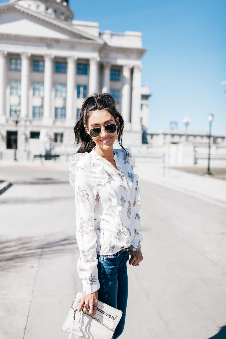 How to Style Floral Blouses