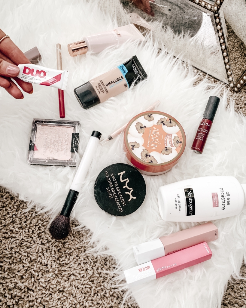 Drugstore makeup dupes and favorites for an everyday glam look